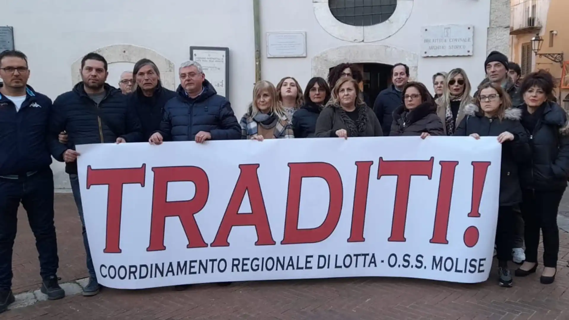 Il Coordinamento regionale di Lotta O.O.S. organizza un nuovo sit in per oggi a Campobasso.